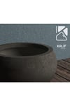 Hafif Beton Saksı (terrazo) Pan (s) 22x15 Kırmızı