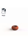 Hafif Beton Saksı (terrazo) Pan (s) 22x15 Kırmızı