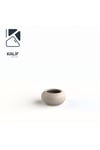 Hafif Beton Saksı (terrazo) Pan (s) 22x15 Krem
