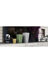Hafif Beton Saksı (terrazo) Tapio (xs) 25x25x40 Sarı