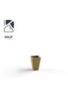 Hafif Beton Saksı (terrazo) Tapio (xs) 25x25x40 Sarı
