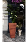 Hafif Beton Saksı (terrazo) Tapio (xs) 25x25x40 Sarı