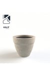 Hafif Beton Saksı (TERRAZO) Terra (L) 44x40 Krem