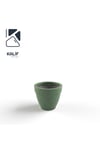 Hafif Beton Saksı (terrazo) Terra (s) 28x24 Yeşil
