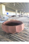 Kare Desen Beton Aranjman, Orkide ve Bonsai Saksısı 08