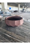 Kare Desen Beton Aranjman, Orkide ve Bonsai Saksısı 08