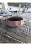 Kare Desen Beton Aranjman, Orkide ve Bonsai Saksısı 08