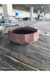 Kare Desen Beton Aranjman, Orkide ve Bonsai Saksısı 08