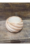 Padişah kavuğu şekilli taş saksı 12cm çap 12cm yükseklik
