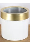 Rüzgar Yapay Çiçekçilik Metal Saksı 40x30 Siyah