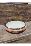 Sweet home yazılı taş saksı 27x21 çap yükseklik 10cm