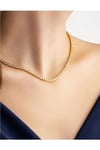 VİP ÖZEL SERİ ZİRKON TAŞLI GOLD SU YOLU KOLYE