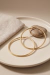 316L Çelik Gold Renk 56 mm Halka Küpe