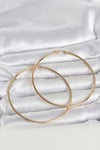 316L Çelik Gold Renk 70 mm Kadın Halka Küpe