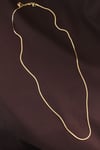 Çelik Gold Renk 60 cm İnce İtalyan Zincir Kolye