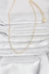 CM 14K Gold Renk Kalp Zincirli 60 cm Kadın Kolye