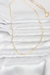 CM 14K Gold Renk Lazerli Zincir Model 60 cm Kadın Kolye