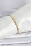 CM 14K Gold Renk Sarmal Zincir Model Kadın Bileklik