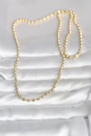 CM 14K Gold Renk Top Zincirli Model 60 cm Kadın Kolye