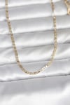 CM 14K Gold Renk Yassı Zincir Model 60 cm Kadın Kolye