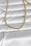 CM 14K Gold Renk Yılan Zincir Model 60 cm Kadın Kolye