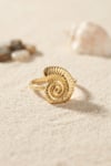 Nautilus Tasarım Gold Renk Kadın Yüzük