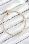 Pirinç Charm Zirkon Taşlı Yıldız Model Gold Renk Kadın Bileklik