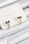 Pirinç Kuromi Model Gold Renk Çocuk Küpe