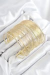 Pirinç Tel Sarma Model Gold Renk Kadın Bileklilk