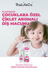 Nordics Florürsüz Doğal Çocuk Diş Macunu Çiklet Aromalı 50 ml