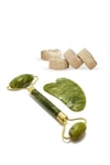 Yeşim Taşı Jade Roller & Gua Sha (4 ADET RSUR TAŞI)