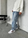 BAGGY KOT PANTOLON MAVİ