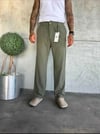 BAGGY KUMAŞ PANTOLON HAKİ