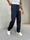 BAGGY KUMAŞ PANTOLON LACİVERT