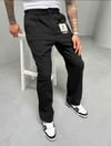 BAGGY KUMAŞ PANTOLON SİYAH