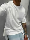 KEP's %100 Pamuk Oversize T-shirt Beyaz