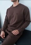 NOIR NAKIŞLI SWEAT KAHVE