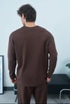 NOIR NAKIŞLI SWEAT KAHVE
