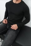 WAFFLE UZUN REGLAN KOLLU SWEAT