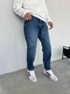 We11 Boyfriend Kot Pantolon Lacivert 2797