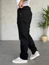 We11 Regular Kesim Kot Pantolon Siyah 3207