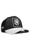 Aslan Logolu Beyaz-Siyah Trucker Şapka