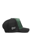 Aslan Logolu Cordura Siyah-Petrol Yeşili Trucker Şapka