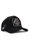 Aslan Logolu Siyah Trucker Şapka