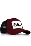 Blackbörk V2 Unisex Trucker Boss61 Kod Logolu Bordo Cap Şapka