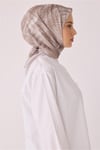 Çiçek Desen Bej Premium Soft Eşarp 2 - 14