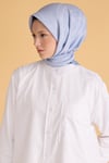 Çiçek Desen Gri Sport Eşarp 2501 - 17