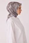 Çiçek Desen Vizon Premium Soft Eşarp 2 - 27