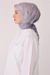 Dalgalı Desen Gri Premium Soft Eşarp 1 - 07