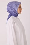 Dalgalı Desen Lacivert Premium Soft Eşarp 1 - 10